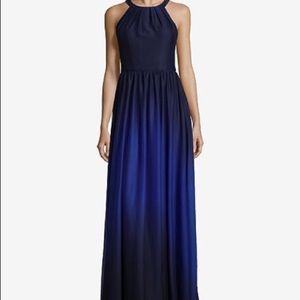 Beautiful blue ombré prom dress size 4